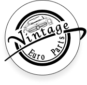 a logo for Vintage Euro Parts an online store for vintage car parts