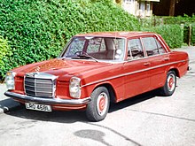 a picture of one of the most underrated vintage Mercedes models - the W115
