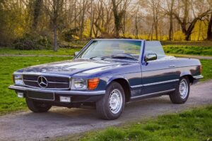 One of the more underrated vintage Mercedes models out there is the Mercedes-Benz R107 280SL as shown in the picture