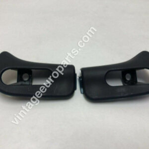 Pair of Blue Sun Visor Trim Caps Mercedes Benz R129 SL500 SL600 1298110561
