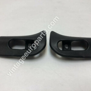 Pair of Black Sun Visor Trim Caps Mercedes Benz R129 SL500 SL600 1298110561