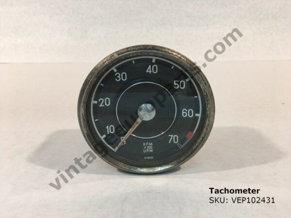one of many Mercedes 280 SL parts sold at Vintage Euro Parts - a tachometer