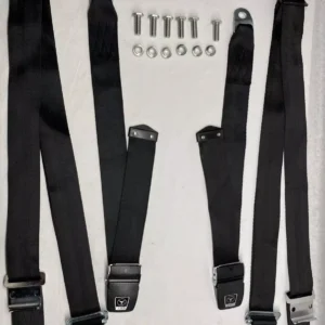 RESTORED 3 POINT SHOULDER AND LAP KANGOL SEAT BELTS FOR MERCEDES W113 W111 W109