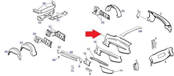 NEW LEFT rear quarter panel fender for W121 mercedes 190sl 1216470110 - Image 2