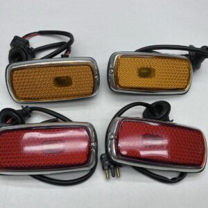 Late Side Marker Lights Set Fits w108 w109 w111 w113 w114 115 w123 BMW 2002 1800
