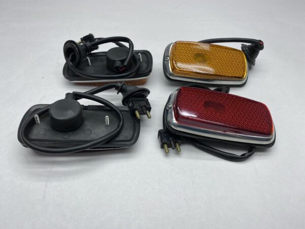 Late Side Marker Lights Set Fits w108 w109 w111 w113 w114 115 w123 BMW 2002 1800 - Image 3