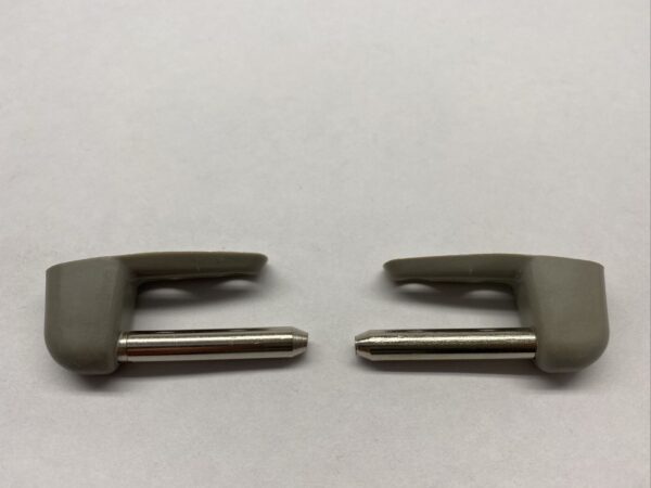 Pair of Grey Sunvisor Clips fits Mercedes Cabriolet W111 300SE 280SE 250SE 220SE - Image 3