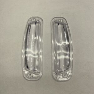 Pair of License Plate Light Lenses Fits Mercedes 280se W108 W109 W110 W111 W121