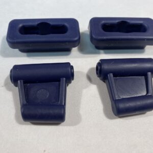 Replacement Set of Blue Sun Visor Clips Fits Mercedes R107 SL