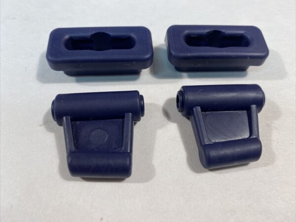 Replacement Set of Blue Sun Visor Clips Fits Mercedes R107 SL