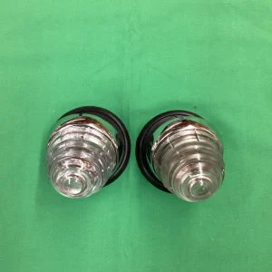 Front clear turn signal lights fits mercedes 190sl W121 ponton 356 Porsche