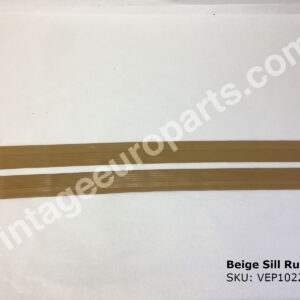 New Beige Sill Rubbers fits Mercedes W114 Coupe