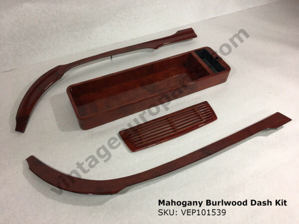 Mahogany Burlwood Dash Kit Fits Mercedes W113 230SL 250SL 280SL