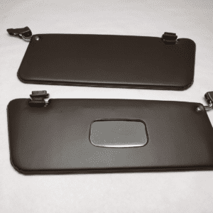 Pair of Chocolate Colored Sun Visors with Clips Fits R107