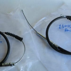 Pair of Rear Emergency Brake Cables Fits Mercedes W113 230sl PAGODA