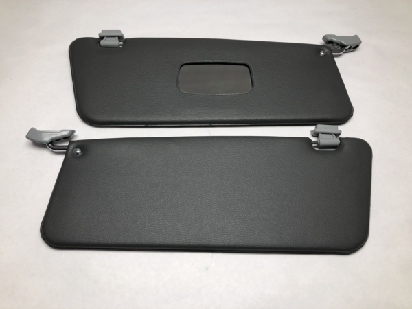 Pair of Gray Colored Sun Visors with Clips Fits R107