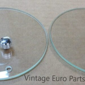 New Speedometer and Tach Glass with Chrome Knob fits Mercedes W121 190SL