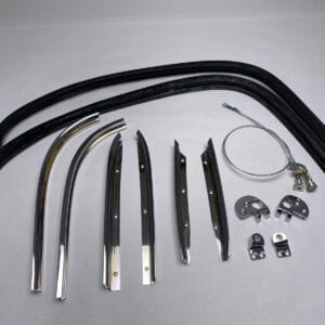 New Soft Top Frame Chrome Molding Kit fits Mercedes W121 190sl