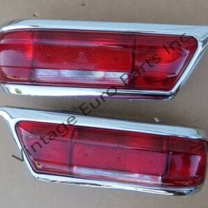 NEW Pair of Complete Early Style Red Taillights for Mercedes W113