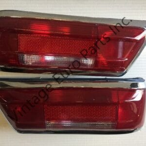 Pair of Early Style Red Tail Lights Fits Mercedes W113 230Ssl 250sl 280sl