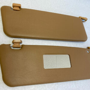 Pair of Palomino Colored Sun Visors with Clips Fits R107