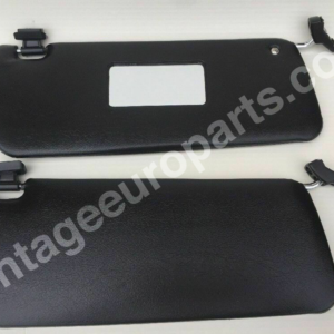 Pair of Black Colored Sun Visors with Clips Fits R107