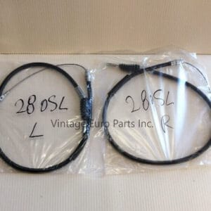 Pair of Emergency Brake Cables fits Mercedes W113 Late 250L 280SL
