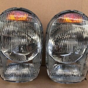 Pair of Euro Style Headlights W/ Bosch Lens fits Mercedes W113 230SL 250SL 280SL