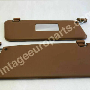 Pair of Tobacco Colored Sun Visors with Clips Fits R107