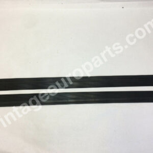 New Black Sill Rubbers fits Mercedes W114 Coupe
