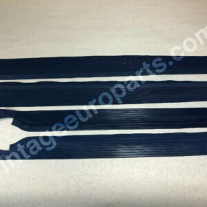Blue Colored Sill Plate Rubber Covers for Mercedes W108 W109 Sedan 4 Door