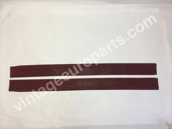 New Burgundy Sill Plate Rubber Covers fit Mercedes R107 350SL 380SL 450SL 560SL