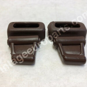 New Set of Sienna Sun Visor Clips Fits Mercedes R107 R107 380SL 450SL 560SL