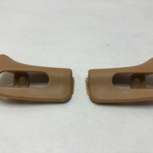 Pair of Palomino Sun Visor Trim Caps Mercedes Benz R129 SL500 SL600 1298110561