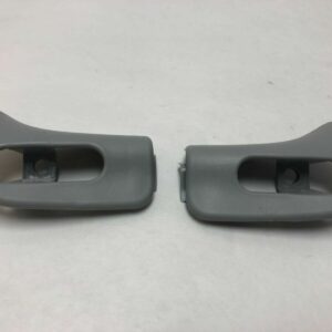 Pair of Grey Sun Visor Trim Caps Mercedes Benz R129 SL500 SL600 1298110561