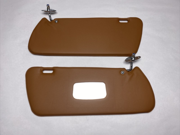 New Pair of Tobacco Sun Visors Fits Mercedes W113 250SL 280SL Pagoda