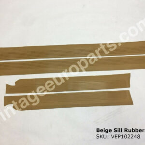 New Beige Sill Plate Rubber Covers fits Mercedes W114 W115 Sedan