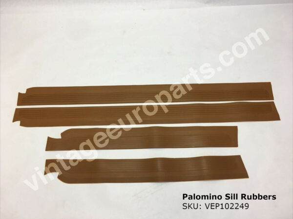 New Palomino Sill Plate Rubber Covers fits Mercedes W114 W115 Sedan