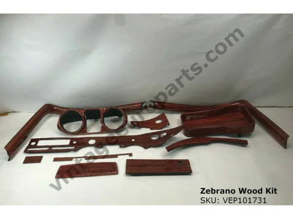 New Zebrano Wood Kit fits Mercedes W111 250SE 280SE Coupe Cabiolet - Image 2