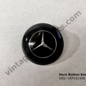 NOS Black Horn Button Star Logo fits Mercedes W121 W120 190SL 1874600244