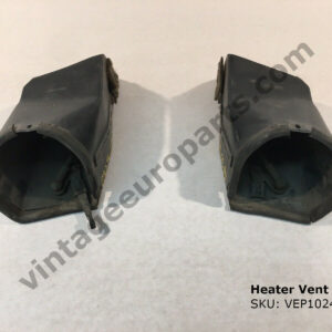 Pair of Heater Vent Ducts for Mercedes W113 Pagoda 280SL 1138300145 / 1138300245
