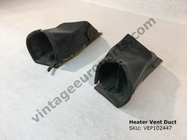 Pair of Heater Vent Ducts for Mercedes W113 Pagoda 280SL 1138300145 / 1138300245 - Image 2