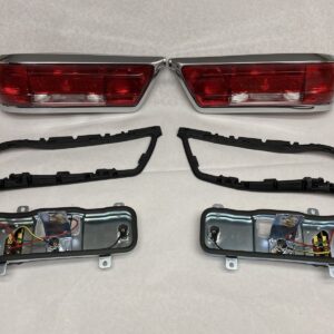 Pair Red Early Style Tail lights fits Mercedes W111 220SE 250SE 280SE 1963-1969