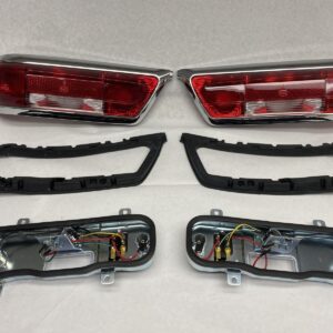 Pair Red Early Style Tail Lights fits Mercedes W113 230SL 250SL 280SL 1963-1969