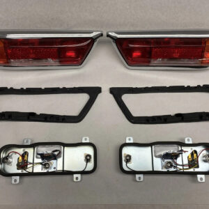 Pair Amber Early Style TailLights fits Mercedes W113 230SL 250SL 280SL 1963-1969