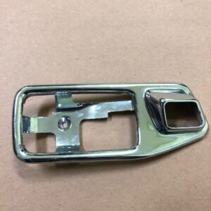 Mercedes-Benz W116 W123 NOS right interior chrome door handle Bezel 1167660211