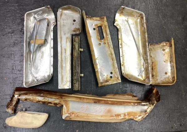 Dash pads hard door pockets Mercedes W113 230SL 250L interior parts