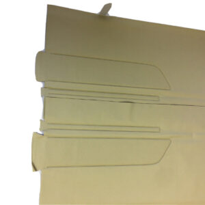 Pair Of door panel SKINS ORIGINAL MB TEX Fits Mercedes R107 tan