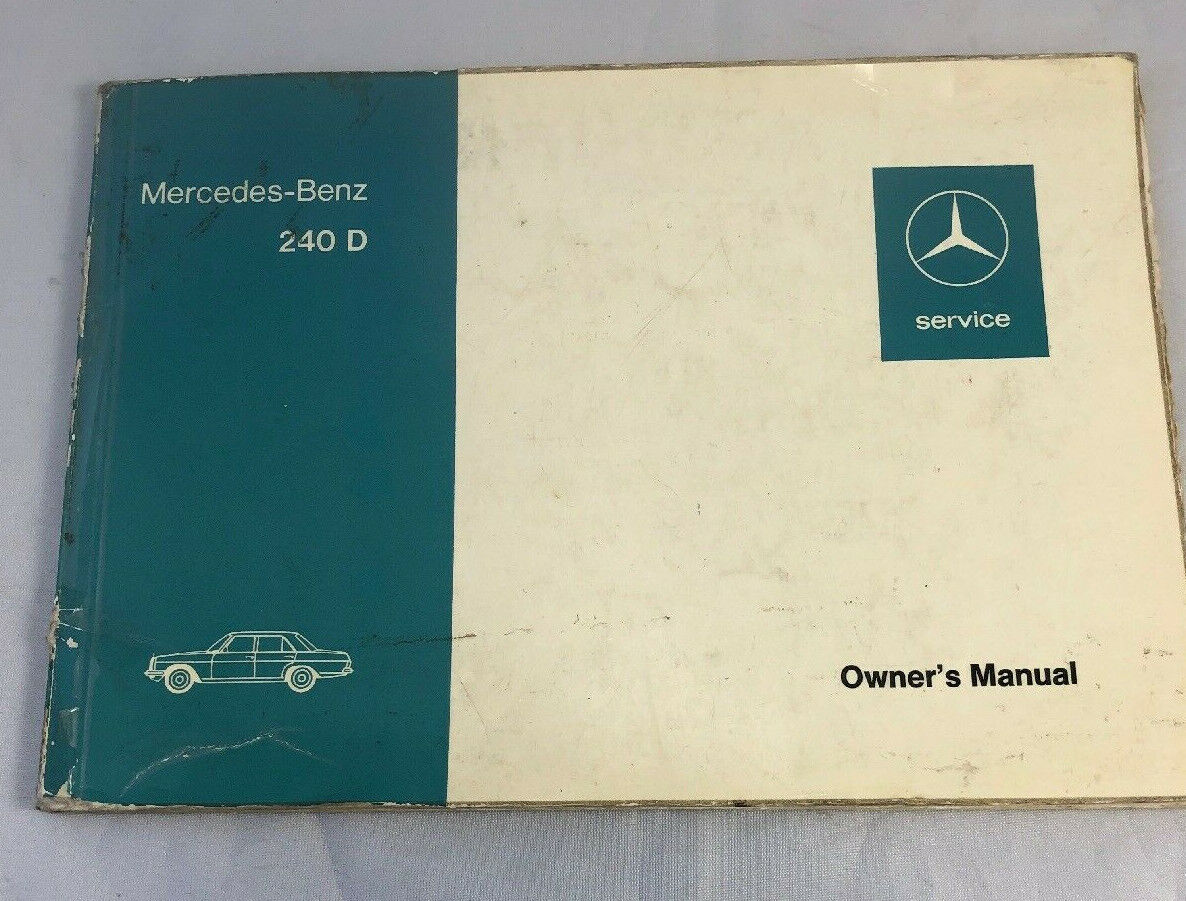 Mercedes Benz Glovebox Owner Literature For 1973 240D – Vintage Euro Parts
