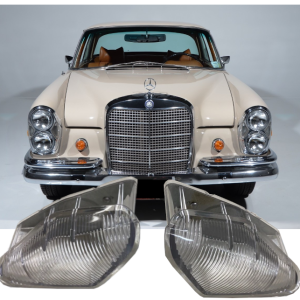 Clear 2x Indicator Lens Mercedes 220SE 280SE 3.5 Coupe W111 W108 W109 W112
